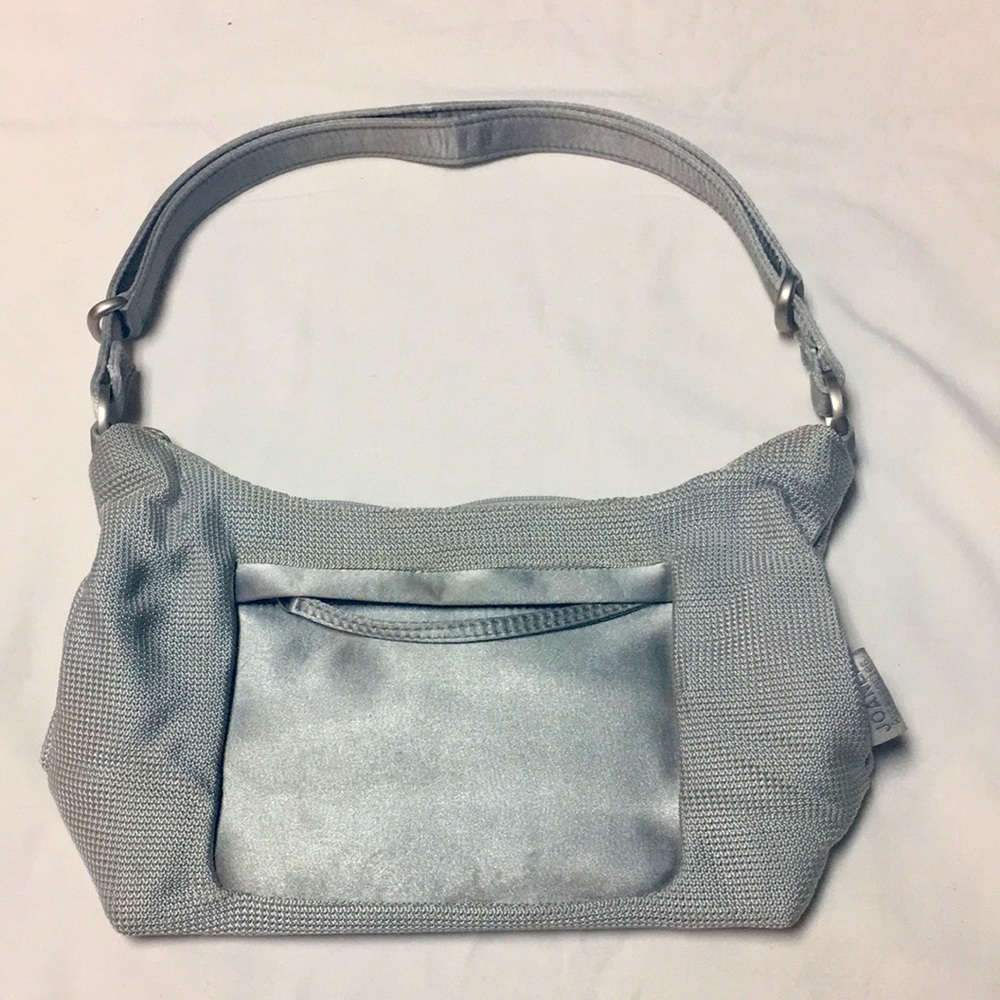 Joanel Small Silver Shoulder Bag